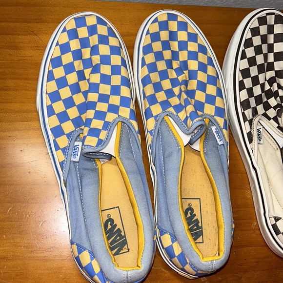 Two pair of vintage Vans Slip on Chekerboard shoes, men’s size US 11 - Picture 5 of 12
